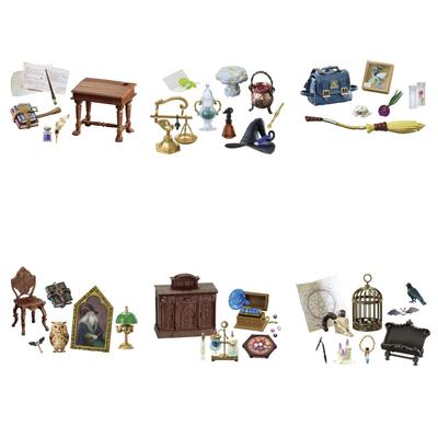 RE-MENT Серія мініатюрних зразків День у школі магії 1 коробка Приблизно В115 x Ш70 x Г60мм Зроблено з ПВХ, АБС