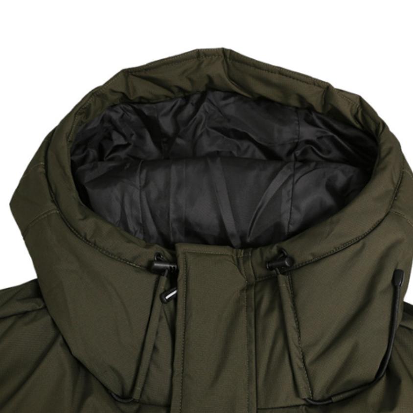 Puma Pure Color Hooded Long Sleeve Jacket With Down Men Outerwear Military-Green 855449-15