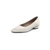 BrandNew Square Head Hollow French Retro Lady Singles FootPairs for SpringSeason and HotSeason DailyWear Versatile Commuter FootPairs Grandma
