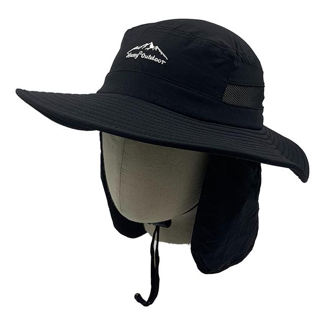 RTS Fashionable Quick Dry Mesh Breathable Outdoor Hiking Wide Brim Bonnie Hat Adjustable Sun protection Bucket Hats for Women