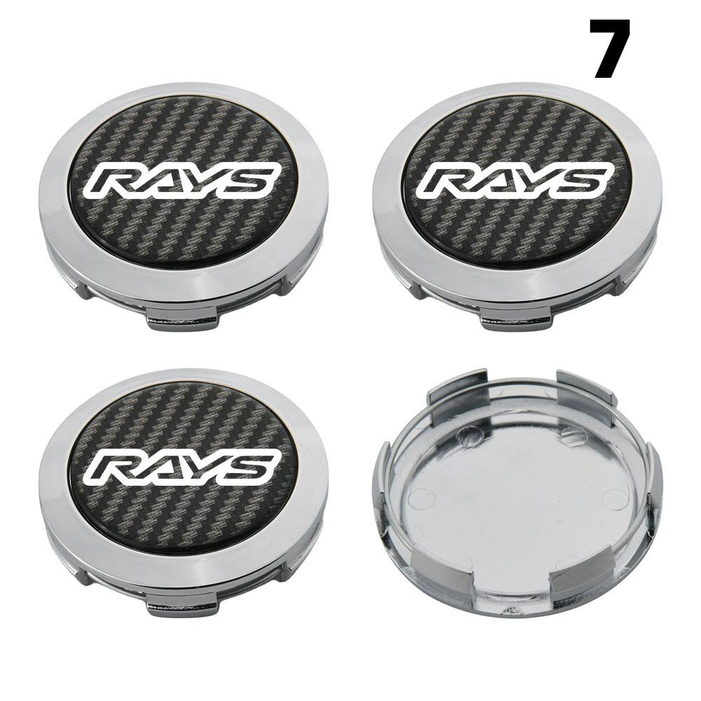 4 STKS 64 MM Buiten Diameter / 62 MM Binnen Diameter Velgdopjes RAYS VOLK VR GRAM Logo Wiel Center Dop Wieldeksel Naafdoppen Sportauto Band Accessoires