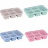 Plastic Fruits Box Transparent Lid Food Storage Box Fresh-keeping Lunch Box  Students