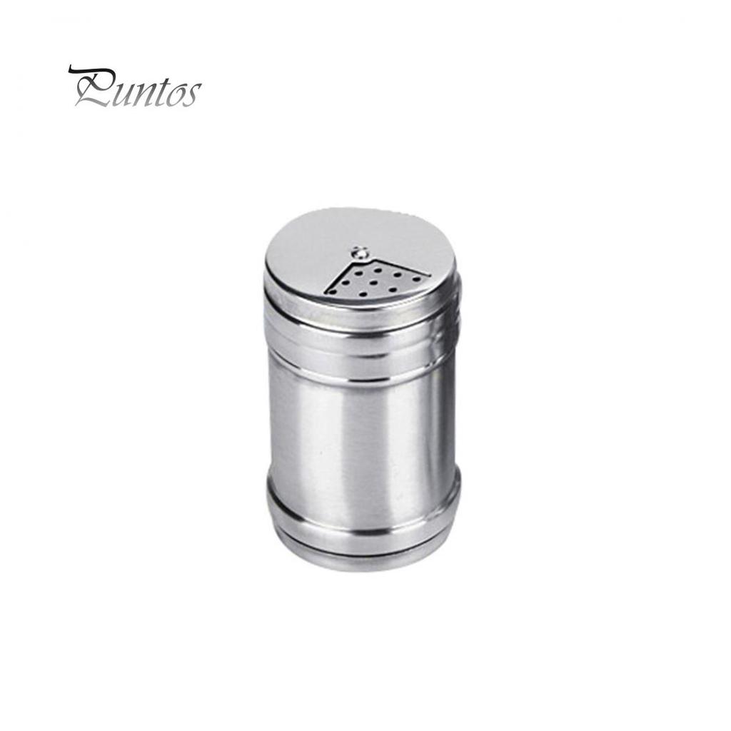 Home & Kitchen Stainless Steel Salt Pepper Seasoning Spice Condiment Shaker Bottle Kitchen Tool