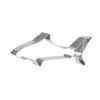 17-Piece Stainless Steel Cookie Cutters: Easter & Ocean Cartoon Series