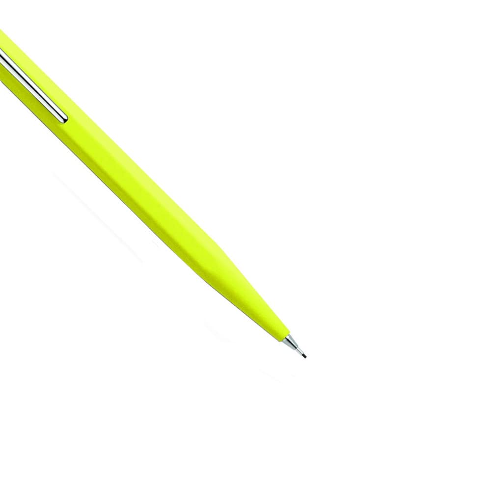 Caran 849 Classic Line Mechanical Fluorescent d'Ache Pencil, 0.7mm, Yellow, 0844-470