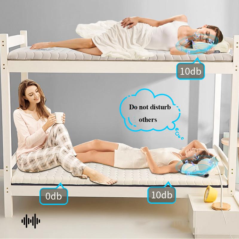 QY09 Under Pillow Sleep Aid Bluetooth Speaker Mini Bone Conduction Soundbar Music Player Support Timed Shutdown Built-in 32GB TF Card
