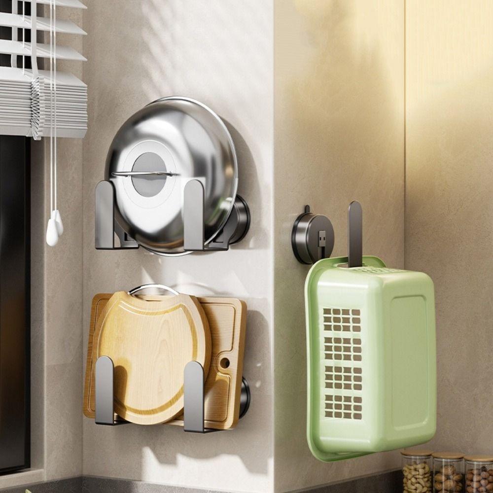 2PCS Adjustable Cutting Board Storage Stand Wall Mounted WiFi Placement Rack  for Kitchen