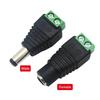 5pcs 12V DC Power Connector Plug Jack Male Female Socket Barrel 2.1mm x 5.5mm Adapter for CCTV Camera LED Strip Supply Terminal