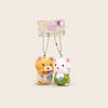 Elephant Bear Rabbit Magnetic Plush Keychain Bag Pendant Decoration Gift Kids