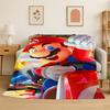 Cute Cartoon M-Mario Bros Game Soft Flannel Throw Blanket,Warm Cozy Blanket for Bed,Couch,Sofa,Bedroom,Living Room,Travel,Picnic