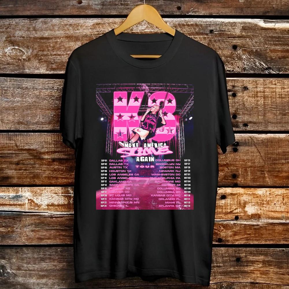 

K3 Group Band Tour Make America Slime Again Gift For Fan Full Size S-5XL Unisex T-Shirt XL