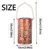 Butterfly/Flower Hanging  Solar Lanterns Solar Powered Wind Chime Hanging Lamp  Home Decoration
