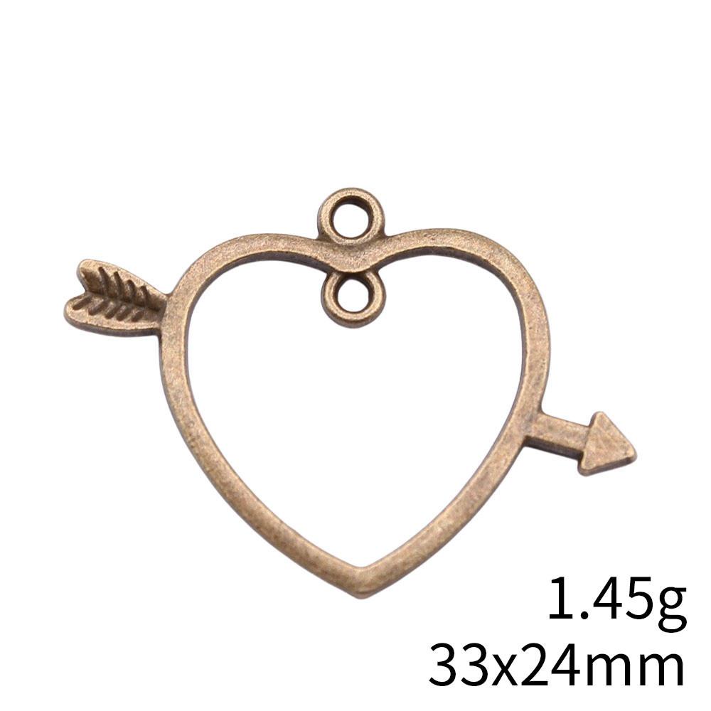 Valentine's Day Accessories Women Water Drop Moon Connector 2 Hole Pendants For Earring Accessories Parts Cheap Cute Stuff Accessory Parts