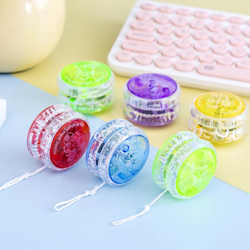 Leuchtender Schnur-Zieh-Yo-Yo: Lernspielzeug für Kinder