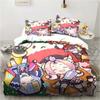 Cartoon Anime Genshin Impact Game Bedding Set for Bedroom Bedspreads for Bed Linen Comefortable Duvet Cover Quilt and Pillowcase