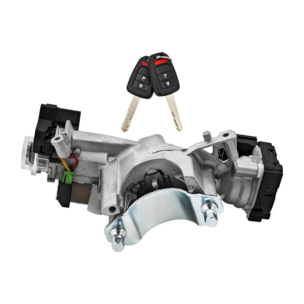 New Ignition Lock Cylinder Switch Assembly 2 Keys Shells Fits For Honda Accord 1