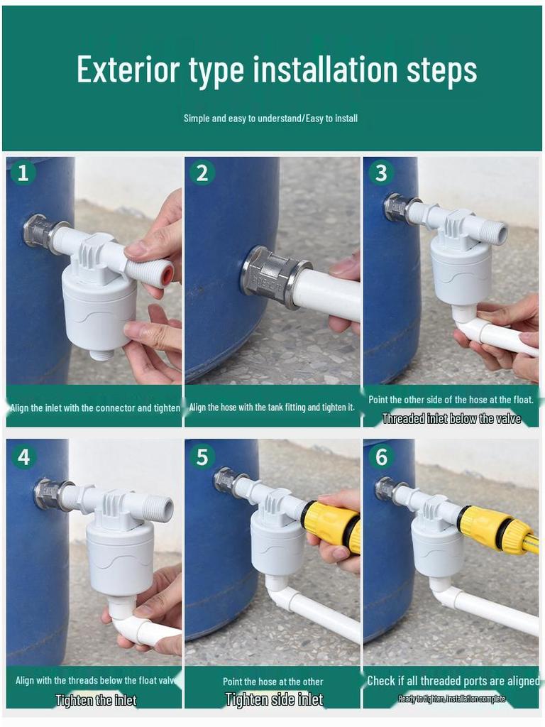Automatic Water Level Control Float Valve for Water Tanks