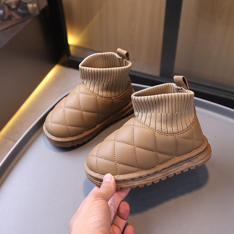 Winter New Boys' Warm Cotton Shoes, Girls' Thick Cotton Boots