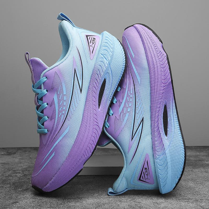Men'S Sports Shoes Carbon Plate Running Shoes Male Marathon Sneakers Racing Shock-Absorbing Athletics Training Shoes For Women