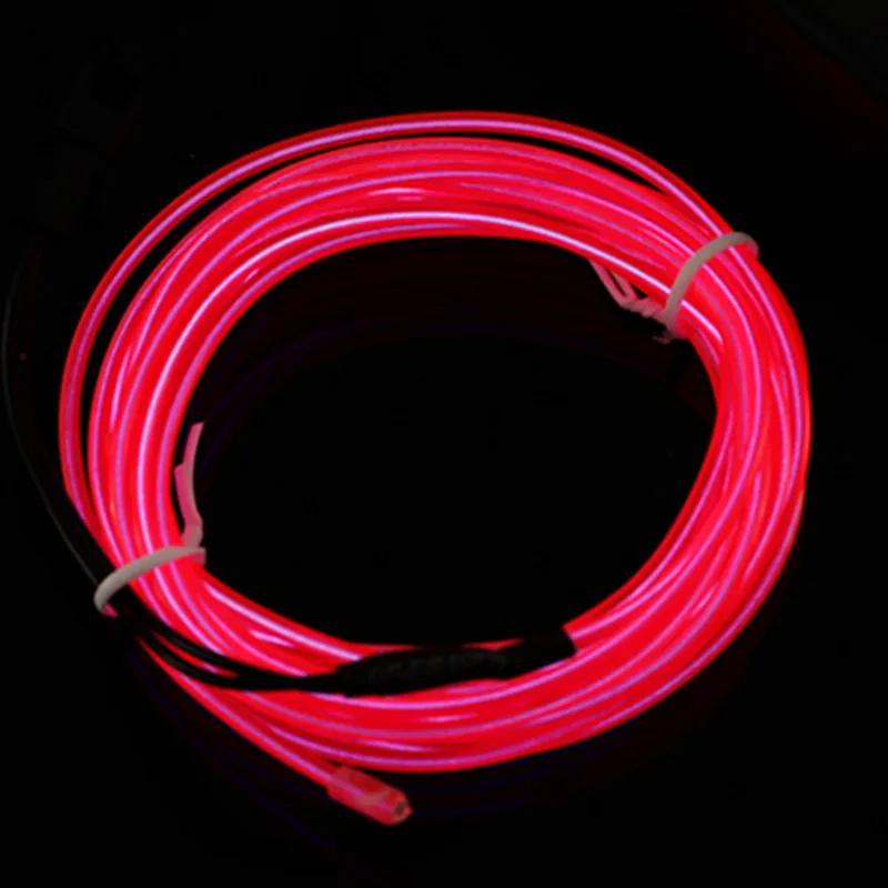 1M/2M/3M/4M/5M Flexible Neon Light EL Wire Led Neon Dan Party Atmosphere Decor Lamp RopeTube Waterproof Multicolor Led Strip