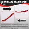 A58X-For Tiguan 2008-2017 Car Red Plastic Rear Bumper Reflectors Pair Left & Right 5ND945105 5ND945106