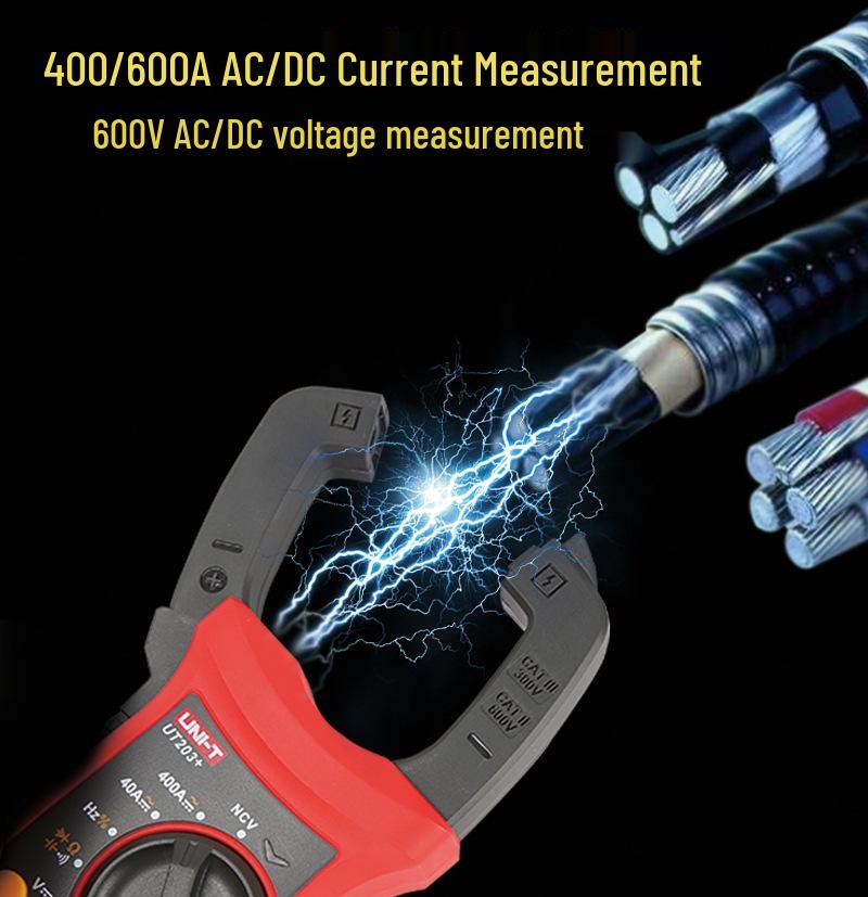 UNI-T Digital Clamp Meter Series: UT201+/UT202A+/UT203+/UT204+ Ammeter