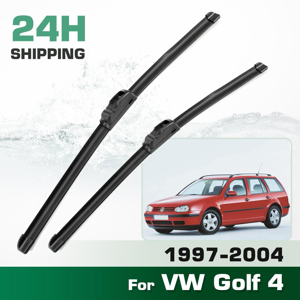 For VW Golf Mk4 1997-2004 1998 1999 2000 2001 2002 2003 Wiper Front Wiper Blades Windshield Windscreen Window Brush 21"+19