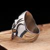 Vintage High Polished Spartan Helmet Rings For Men Women Punk Unique 316L Stainless Steel Nordic Viking Jewelry Gifts