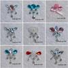 Children's Floral Face Stickers with Crystal Diamonds & Tassels for Ancient Style Makeup