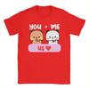 Dudu Bubu Love You And Me Makes US Cotton TShirt For Mens Summer O Neck Hippie Tee Shirt Plus Size Wholesale Tops