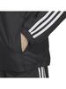 Adidas IEH75 Jersey Regular Fit Windbreaker Size Men's 3-Stripes Top, Jacket, Black/White (IK9860), J/M