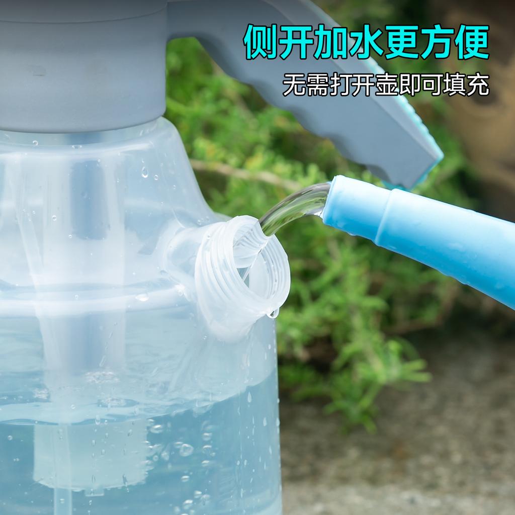 Gardening Plastic Portable Watering Can Large Capacity Watering Can Air Pressure Ultra Fine Mist Household High Pressure Flower Watering Kettle