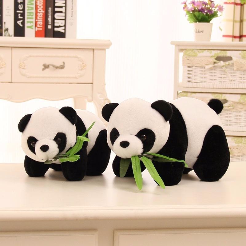 

15 см прекрасная панда бамбуковый чучело медведя животное плюшевая детская игрушка мягкая кукла Рождественский подарок
