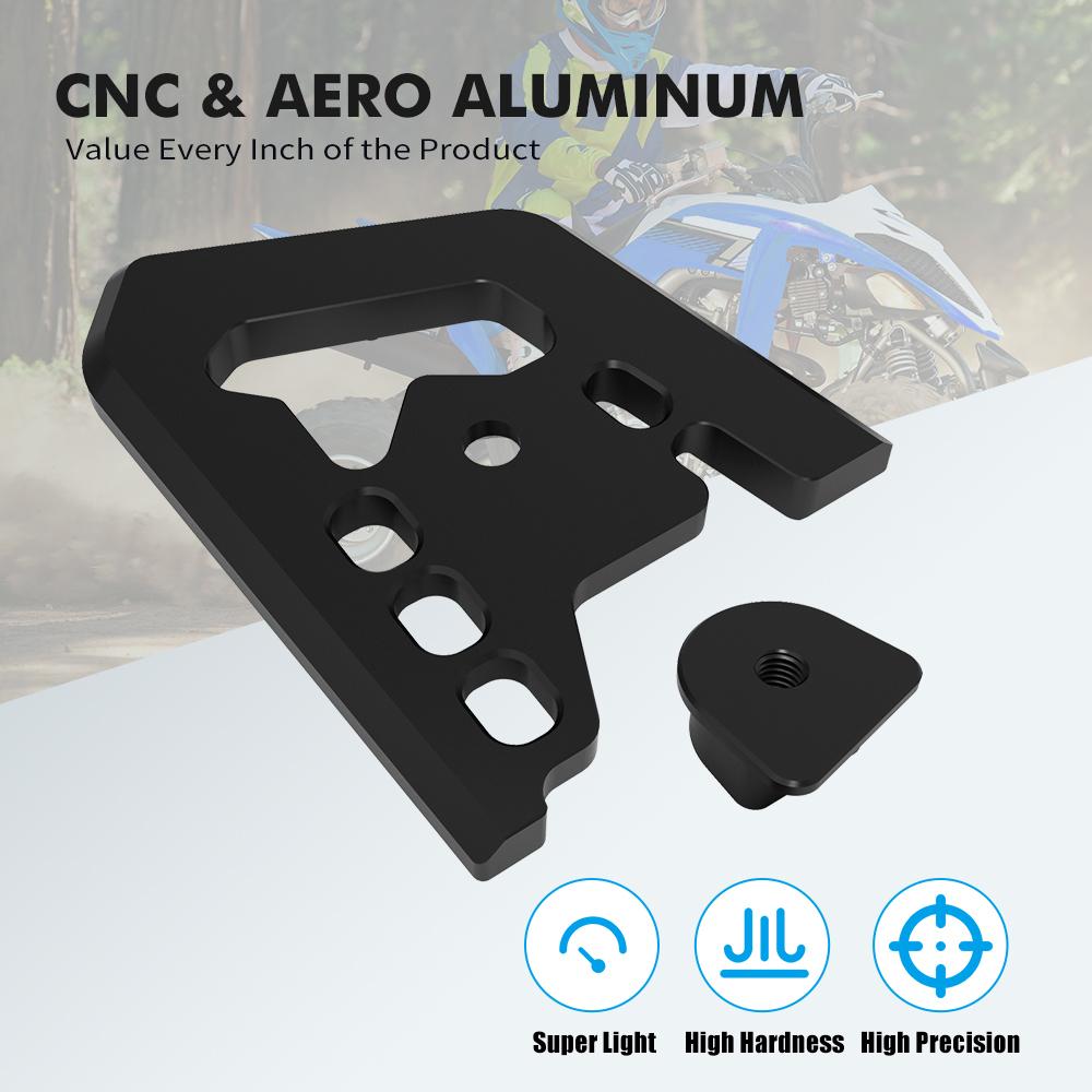 NICECNC For Yamaha Raptor 700 700R YFM700 YFM700R Brake Pedal Step Tip Plate Pad 6061T-6 Aluminum ATV Accessories