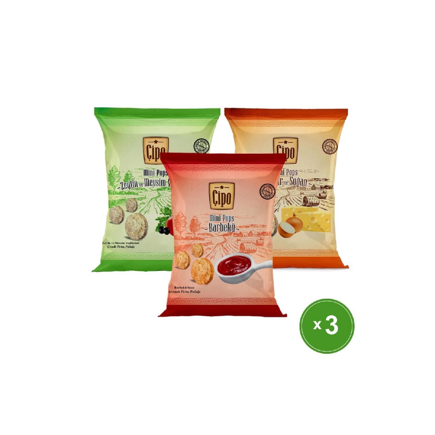 

Chipo Mix Pack (3 Pieces) Gluten-free Healthy Snack
