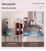 No-Drill Suction Cup Bathroom Shelf for Toiletries and Cosmetics