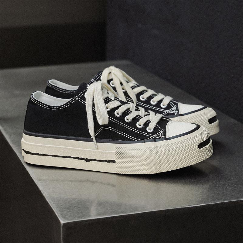 

AFANTING открытая улыбка низкие эспадрильи, мягкая межподошва, усиление японская повседневная обувь мужская японская ниша tide 39 чёрный