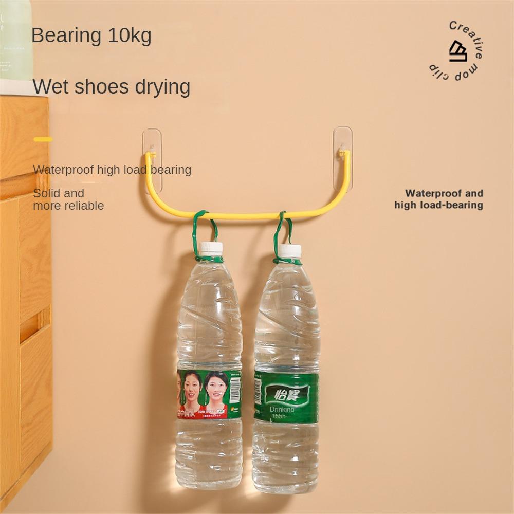 Creative Storage Shoe Holder Traceless No Punching Reliable Strong Bathroom Supplies Bathroom Shoe Rack Wall Mounted
