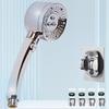 2026 Latest Pulse Mode Shower Head with Crank Pressure 7 Water Flow Water Water Stop Shower Even In Nano Bubble Spray for Pore and Includes 4 Adapters