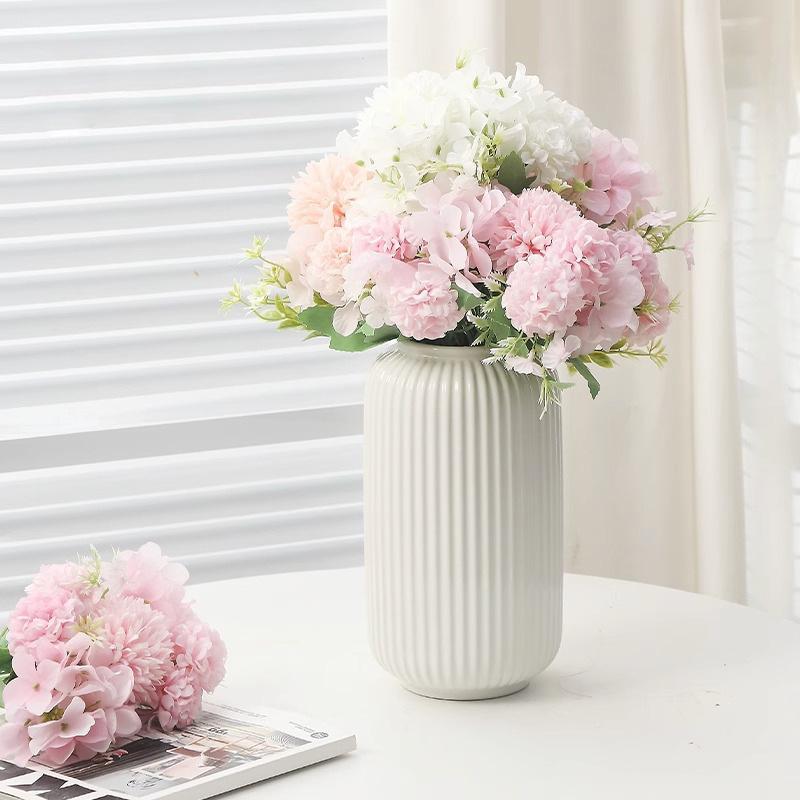 Keramisk vase husholdnings hydroponisk blomstermaskin stue blomsterarrangement blomsterdekorasjon flaske