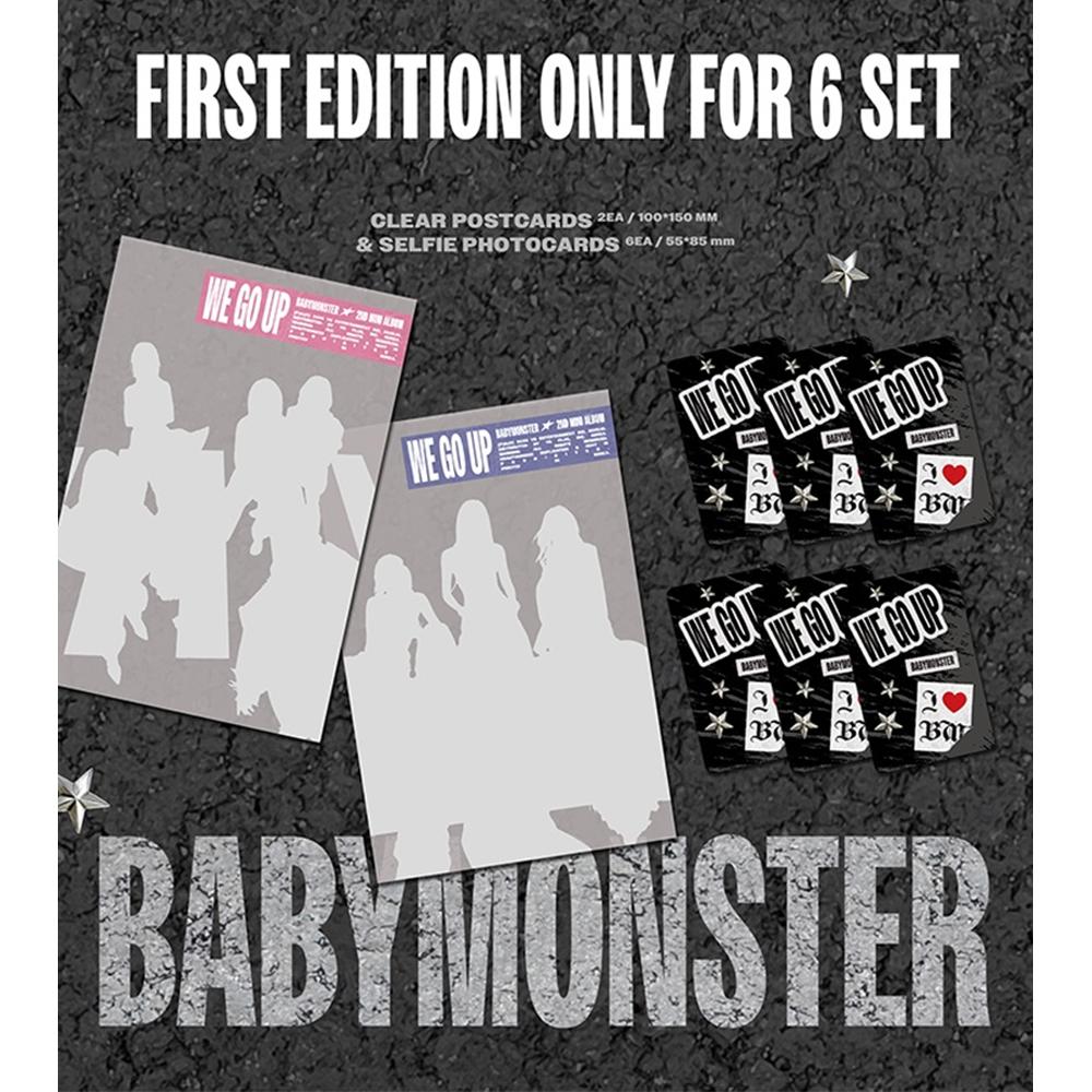 [Pre-order] BABYMONSTER - WE GO UP (PATTERN Ver.) Incl. YG POB