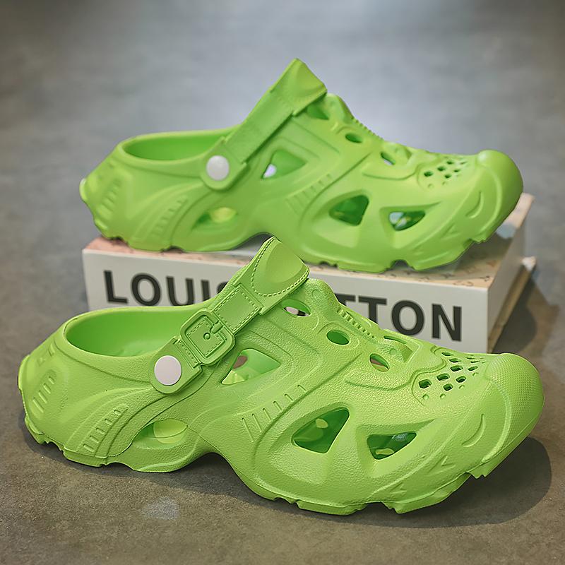Men's Slippers Summer Sandals Soft Sole Men's and Women's Indoor Walking Beach Shoes