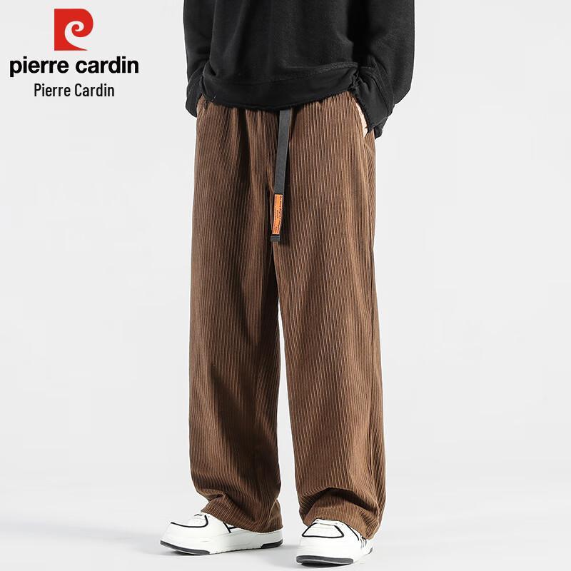 

Pierre Cardin Men s Loose Straight Corduroy Trousers XL