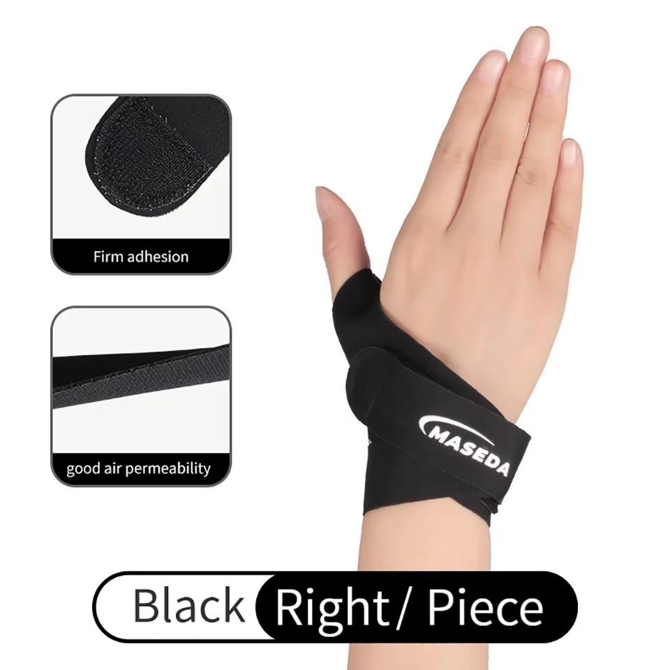 Gobygo Ultra Thin Compression Thumb Wrist Strap Tendonitis Tendonitis Carpal Tunnel Arthritis Sports Basketball Volleyball Brace M