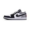 Jordan Air Jordan 1 Slip Resistant Abrasion Resistant Low Top Vintage Basketball Shoes Unisex Black Brown HF3148-106(Team-)-Random Packaging Bags