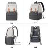 Multi-Functional Lightweight Mommy Bag: Large Capacity with USB Port, Changing Pad, and Portable Mother-Baby Storage for Hospital.
