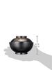 Masano Black 13.6 x 10 x 10 cm "Echizen Lacquerware" Chinkin Pine Zoni Bowl Black