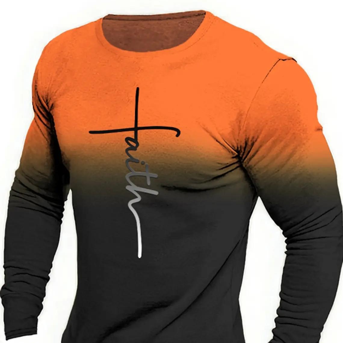 

Полосатая мужская футболка с длинным рукавом с графическим принтом для мужчин, одежда, повседневные топы, футболка, модная уличная одежда в стиле Харадзюку с 3D принтом 6XL