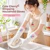 Thickened Dishwashing Gloves Waterproof Cleaning Gloves Nitrile Household Gloves  Kitchen Cleaning