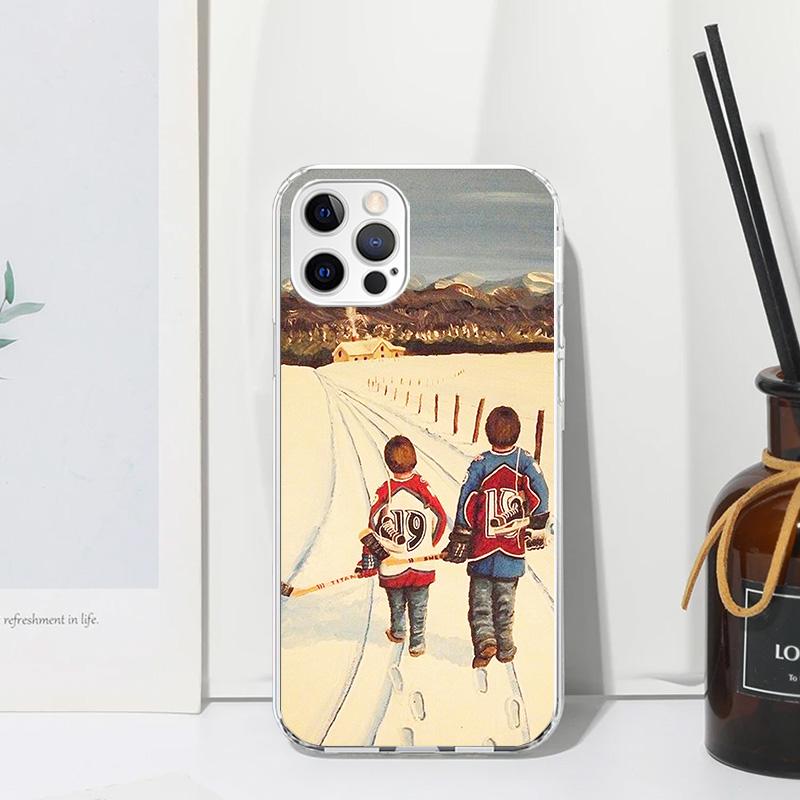 Ice Hockey Rink Sport Phone Case For Iphone 17 Air 16 15 Plus 16E 14 Pro Max 13 Mini 12 11 7 8 SE Fundas Soft Back Cover 17 Air